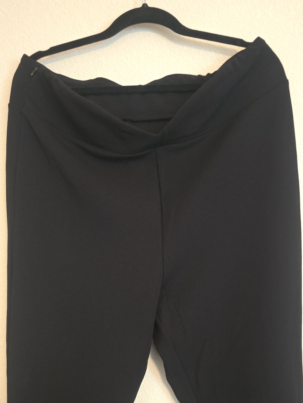 SHEIN Black Wide Leg Pull-On Pants 2x